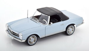 mu 1/18 ZfX 230 SL (W113) Ro[`uAO\ȃ\tggbvt 1963 CgO[ JNorev 1:18 Mercedes 230 SL (W113) Convertible with removable Softtop 1963 lightgrey