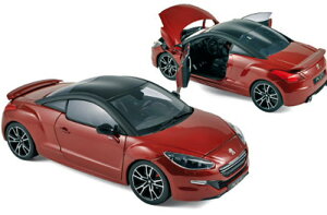 �m���u 1/18 �v�W���[RCZ-R 2013 �_�[�N���b�h/�u���b�N �J�� Norev 1:18 Peugeot RCZ-R 2013 dark red / black