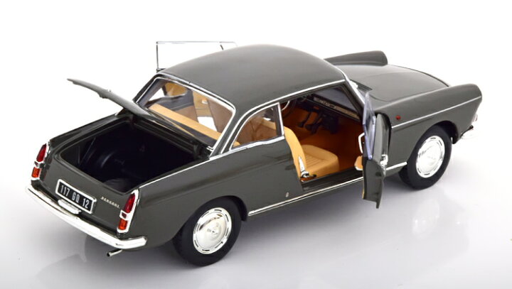 楽天市場】ノレブ 1/18 プジョー404 クーペ 1967 ダークグレー 開閉 