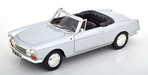 mu 1/18 vW[ 404 Ro[`u 1967 Vo[ O\ȃ\tggbvt JNorev 1:18 Peugeot 404 Convertible 1967 silver with removable Softtop