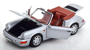 mu 1/18 |VF 911 (964) J 2 Ro[`u 1990 Vo[ JNorev 1:18 Porsche 911 (964) Carrera 2 Convertible 1990 silver