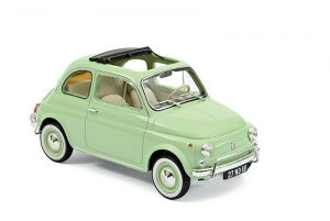 �m���u 1/18 �t�B�A�b�g 500L �I�[�v�����[�t 1968 ���C�g�O���[��Norev 1:18 FIAT 500L OPEN ROOF 1968 LIGHT GREEN