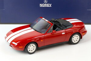 mu 1/18 }c_ MX-5 [hX^[ NA 1989 bh/XgCv 200Norev 1:18 Mazda MX-5 Roadster NA 1989 Red with stripes Online exclusive 200 pcs