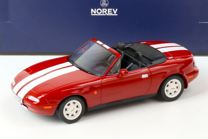 楽天市場】ノレブ 1/18 マツダ MX-5 ロードスター NA 1989 レッド 