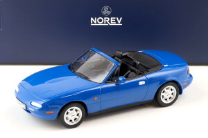mu 1/18 }c_ MX-5 [hX^[ 1989lCr[u[ 100.Norev 1:18 Mazda MX-5 Roadster 1989 Navy blue Limited 100 pcs