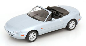 mu 1/18 }c_ MX-5 [hX^[ NA O\ȃn[hgbvt 1991 Vo[Norev 1:18 Mazda MX-5 with removable Hardtop 1991 silver