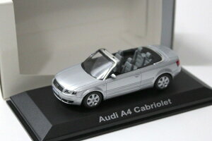 mu 1/43 AEfB A4 JuI B6 Vo[ fB[[o[WNOREV 1:43 Audi A4 Cabriolet B6 silver DEALER VERSION