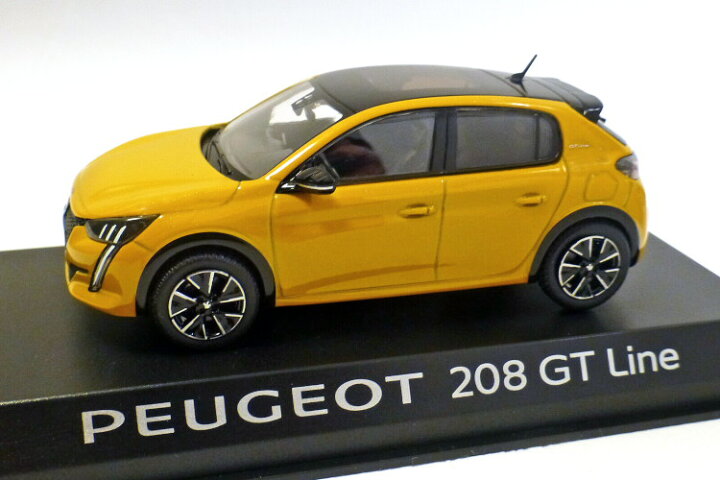 楽天市場】ノレブ 1/43 プジョー 208 GT 2019 イエローNorev 1:43 