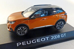 mu 1/43 vW[ 2008 GT IW^bN 2019Norev 1:43 Peugeot 2008 GT orange-Metallic 2019