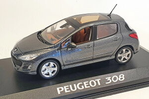mu 1/43 vW[ 308 (V[Y1) O[^bNNorev 1:43 Peugeot 308 (Series 1) Grey Metallic