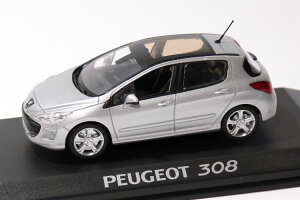 mu 1/43 vW[ 308 (V[Y1) Vo[^bNNorev 1:43 Peugeot 308 (Series 1) Silver Metallic