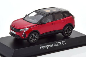 mu 1/43 vW[ 3008 GT 2020 bh NOREV 1:43 PEUGEOT 3008 GT 2020 RED