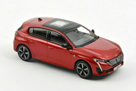 ノレブ 1/43 プジョー 308 GT 2021 エリクサーレッドNOREV 1:43 Peugeot 308 GT 2021 Elixir Red