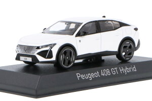 mu 1/43 vW[ 408 GT nCubh 2023 p[zCgNOREV 1/43 PEUGEOT 408 GT HYBRID 2023 PEARL WHITE