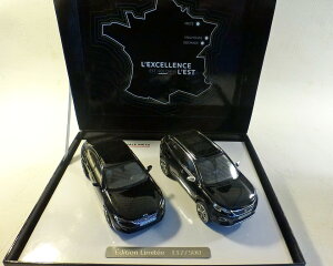 mu 1/43 vW[ 3008/508 Zbg ubNNOREV 1:43 Peugeot 3008/508 set black