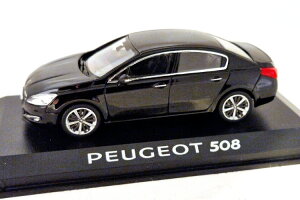 mu 1/43 vW[ 508 2010 ubNbg/Gx I {lbgNOREV 1:43 Peugeot 508 2010 black-met/Loewe on bonnet