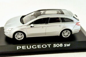 mu 1/43 vW[ 508 SW Xe[VS 2010 Vo[^bN/Gx I {lbgNOREV 1:43 Peugeot 508 SW station wagon 2010 silver metallic/Loewe on bonnet