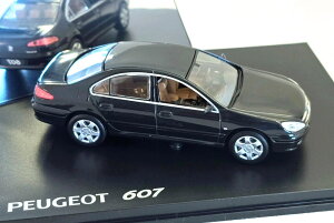 mu 1/43 vW[ 607 V@c ubNNOREV 1:43 Peugeot 607 schwarz Black