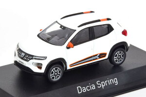mu 1/43 _`A XvO RtH[g vX 2022 zCg Vo[Norev 1:43 Dacia Spring Comfort Plus 2022 white