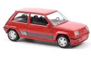 �m���u 1/43 ���m�[ R5 SUPERCINQUE GT �^�[�{ �t�F�[�Y2 1988 ���b�hNorev 1:43 Renault R5 SUPERCINQUE GT TURBO PHASE II 1988 RED