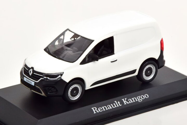 ミニカー ルノー カングー ブラン ミネラル ディーラー特注品 カラーサンプル Phase2 Renault KANGOO 1.2 ZEN EDC Renault Kangoo ミニカー ホワイト