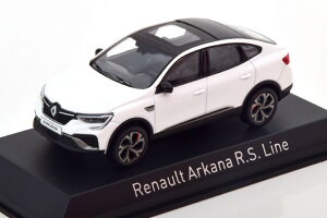 mu 1/43 m[ AJi RS C 2021 zCg^bNNorev 1:43 Renault Arkana R S Line 2021 white-metallic