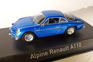 mu 1/43 m[ As[k A110 1973 u[^bNNorev 1:43 Renault Alpine A110 1973 blue metallic