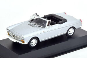 �~�j�`�����v�X 1/43 �v�W���[ 404 �R���o�[�`�u�� 1962 �V���o�[ �}�L�V�`�����v�X �R���N�V����Minichamps 1:43 Peugeot 404 Convertible 1962 silver Maxichamps Collection