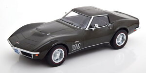 �m���u 1/18 �V�{���[ �R���x�b�g C3 1969 �_�[�N�O���[�����^���b�N Norev 1:18 Chevrolet Corvette C3 1969 darkgreen-metallic