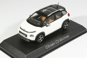 mu 1/43 VgG C3 GANX 2017 NOREV Citroen C3 Aircross White with Black roof&Silver