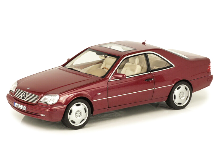ノレブ 1 18 メルセデスベンツ 割引価格 CL 600 クーペ C140 1996-1998年 アルマンディン レッド ブランド品 1996-1998 Benz Norev Mercedes metallic almandine 1:18 red Coupe メタリック