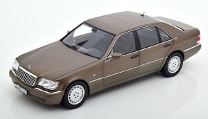 �m���u 1/18 �����Z�f�X S 600 W140 1994-1998 ���C�g�u���E�� ���^���b�N �X�y�V���� �G�f�B�V���� �J��Norev 1:18 Mercedes S 600 W140 1994-1998 lightbrown-metallic special edition of Mercedes