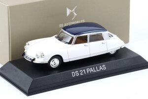 �V�g���G������ �m���u 1/43 �V�g���G�� DS 21 �p���X 1967 �J���� �z���C�g/�I���G���g�u���[ �f�B�[���[�o�[�W����Norev 1:43 CITROEN DS 21 Pallas 1967 Carrera white/ Orient blue DEALER VERSION