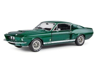 \h 1/18 tH[h USA }X^O VFr[ GT500 N[y 1967 O[ ^bNSOLIDO 1:18 FORD USA MUSTANG SHELBY GT500 COUPE 1967 GREEN MET