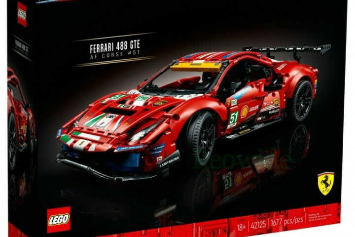 楽天市場】レゴ テクニック フェラーリ 488 GTE AF コルセ #51 LEGO 