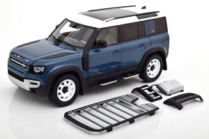 Almost Real 1/18 h[o[ fBtF_[ 110 ANZT[ 2020 O[ u[^bN 1000 Almost Real 1:18 Land Rover Defender 110 with acessories 2020 grey-bluemetallic Limited Edition 1000 pcs.
