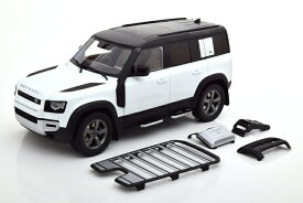 Almost Real 1/18 ランドローバー ディフェンダー 110 アクセサリー 2020 ホワイト ブラック 1000台限定 Almost Real 1:18 Land Rover Defender 110 with acessories 2020 white black Limited Edition 504 pcs.