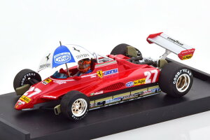 Brumm 1/43 tF[ 126 C2 ^[{ GP uW 1982 #27 Ferrari Turbo Brazil Villeneuve with Regenschirm