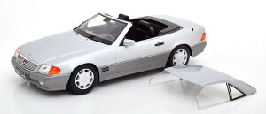 KK-SCALE 1/18 ZfX 500SL R129 Ro[`u \tggbv 1993 Mercedes Convertible with Softtop 1993 Silver Limited Edition 1000 pcs