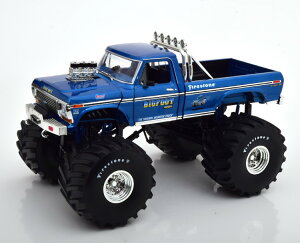 Greenlight Collectibles 1/18 tH[h F-250 X^[gbN rbOtbg 66C`^C 1974 ^bNu[ Greenlight Collectibles 1:18 Ford F-250 Monster Truck Big Foot with 66 Inch Tires 1974 bluemetallic