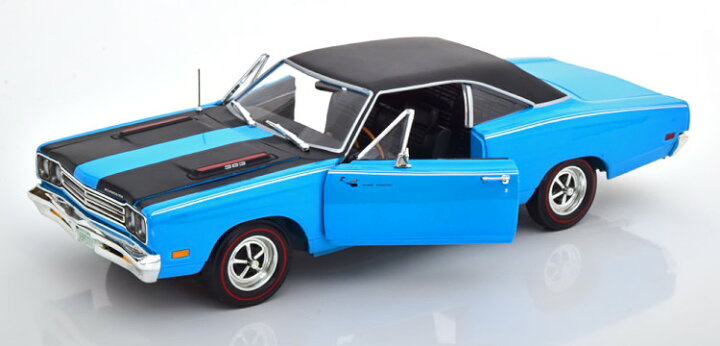 楽天市場】Ertl/Auto World 1/18 プリムス ロードランナー 1969 ブルー 