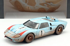 Shelby Collectibles 1/18 フォード GT40 MK 2 ダーティーバージョン #1 2nd ル・マン24時間耐久レース 1966 Shelby Collectibles 1:18 Ford GT40 MK II Dirty Version #1 2nd 24h LeMans 1966 Miles, Hulme