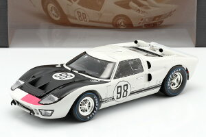 Shelby Collectibles 1/18 �t�H�[�h GT40 MK 2 #98 �f�C�g�i24���ԑϋv���[�X �D�� 1966 Shelby Collectibles 1:18 Ford GT40 MK II #98 Winner 24h Daytona 1966 Miles, Ruby