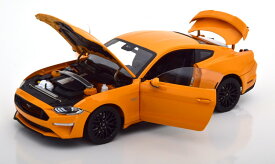ダイキャストマスターズ 1/18 フォード マスタング GT 2019 メタリックオレンジ DIecast Masters 1:18 Ford Mustang GT 2019 orangemetallic