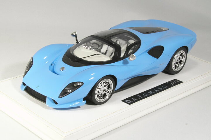 楽天市場】ピーコ 1/18 デトマソ P72 ブルー PEAKO 1:18 De Tomaso P72 
