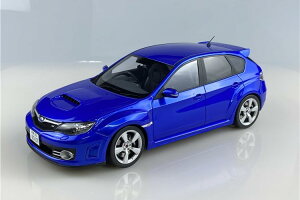 AGU MODEL 1/18 Xo CvbT STi 2007 p[u[ AGU model 1:18 Subaru Impreza STi 2007 pearl blue