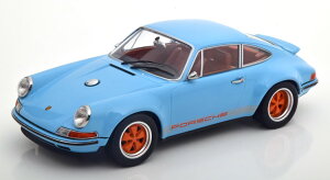 KK-SCALE 1/18 VK[ 911 N[y Cgu[ IW 1000 KK-Scale 1:18 Singer 911 Coupe lightblue orange Limited Edition 1000 pcs