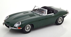 KK-SCALE 1/18 �W���K�[ E�^�C�v 1 �V���[�Y LHD �R���o�[�`�u�� �I�[�v�� 1961 �_�[�N�O���[�� 500����� KK-Scale 1:18 Jaguar E-Type Series 1 LHD Convertible open 1961 darkgreen Limited Edition 500 pcs