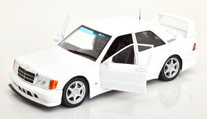 �\���h 1/18 �����Z�f�X 190E EVO 2 1990 �z���C�g Solido 1:18 Mercedes 190E EVO 2 1990 white