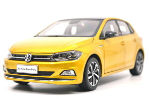 Paudi 1/18 tHNX[Q | vX 2019 S[h _CLXgfJ? Paudi 1:18 Volkswagen Polo Plus 2019 Gold Diecast Model Car